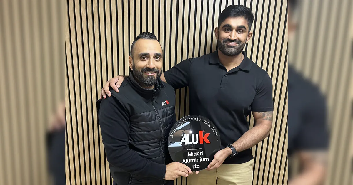 Aluk Presents Midori Aluminium with Authorised Partner Plaque
